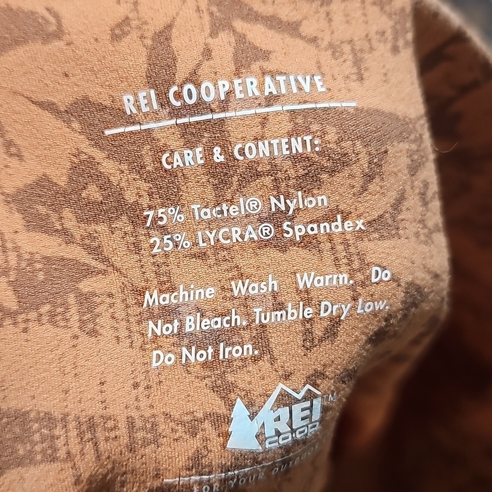 Rei Cooperative Small Orange Autumn Fall Color Leggings - Picture 5 of 6